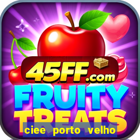 ciee porto velho menor aprendiz